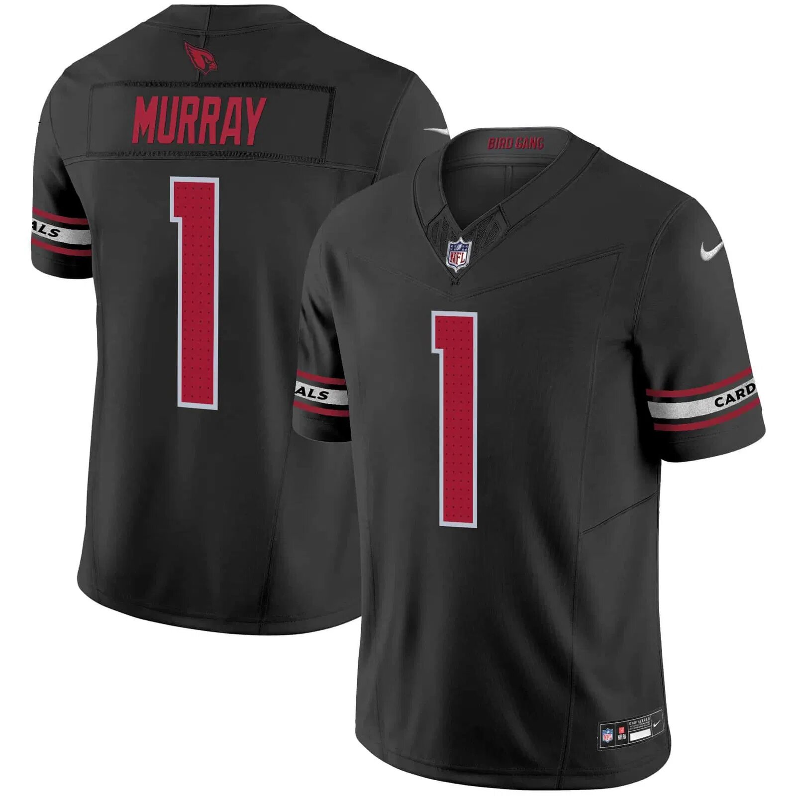 Men Arizona Cardinals #1 Murray Black Nike 2024 Vapor Limited NFL Jersey style 1->indianapolis colts->NFL Jersey